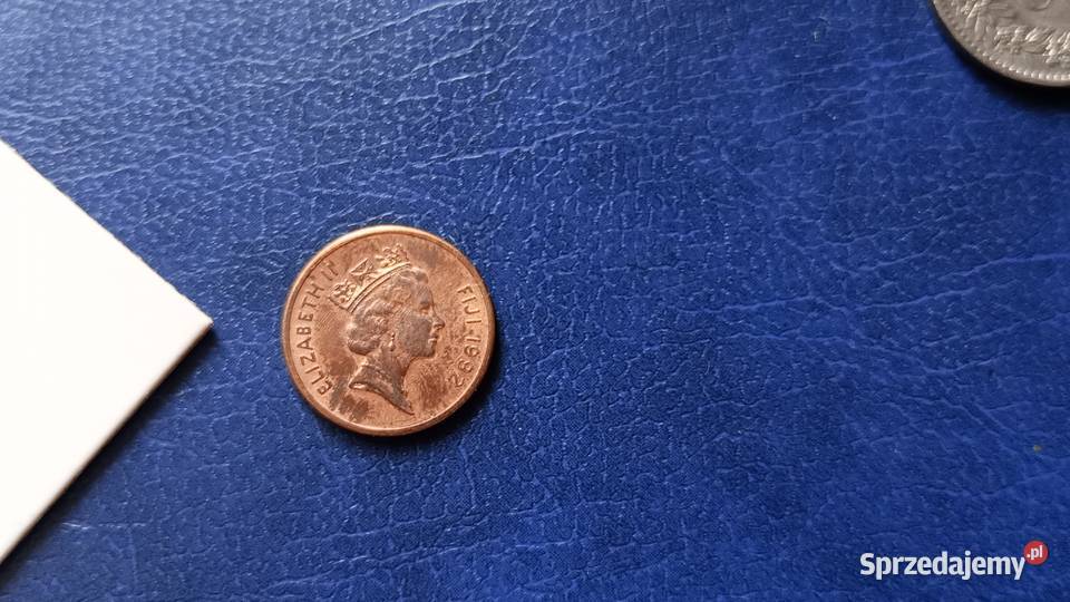 Stare monety 1 cent 1992 Fidzi Lesko