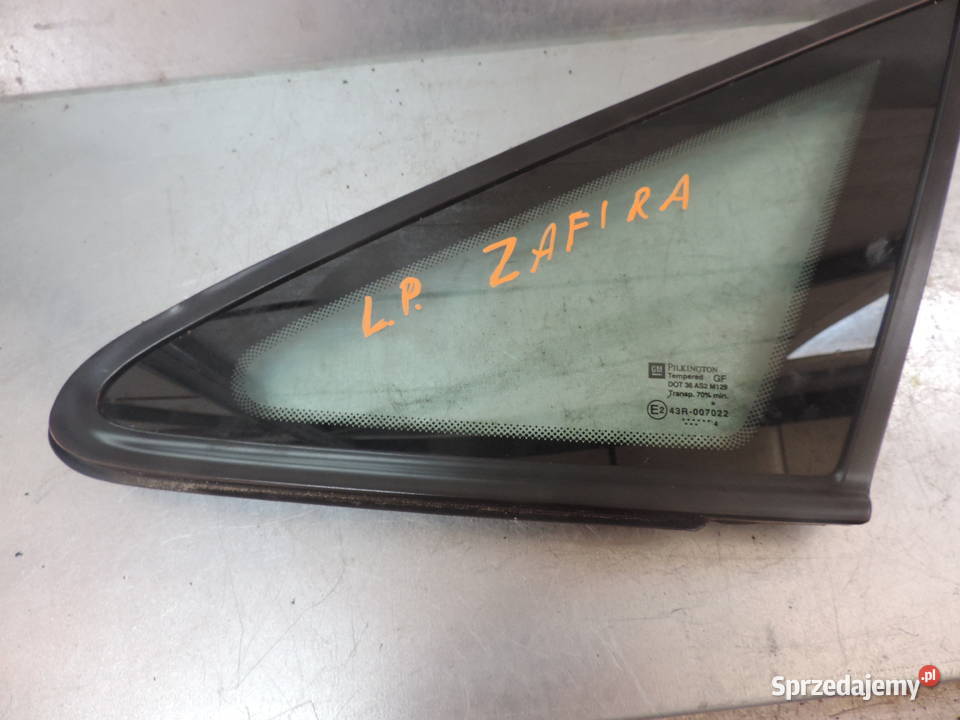 SZYBA PRZEDNIA LEWA KAROSERYJNA OPEL ZAFIRA A Nowy Sącz