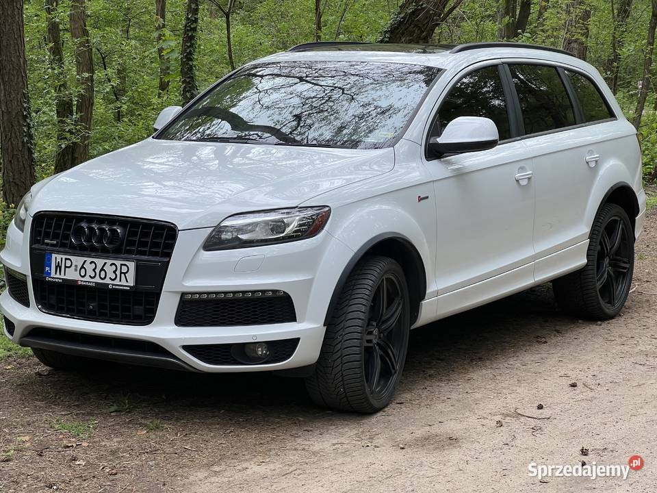 Sprzedam zamienię Audi Q7 30 TFSI 333 2 x sline elektrycznie ustawiane fotele Q7 Płock