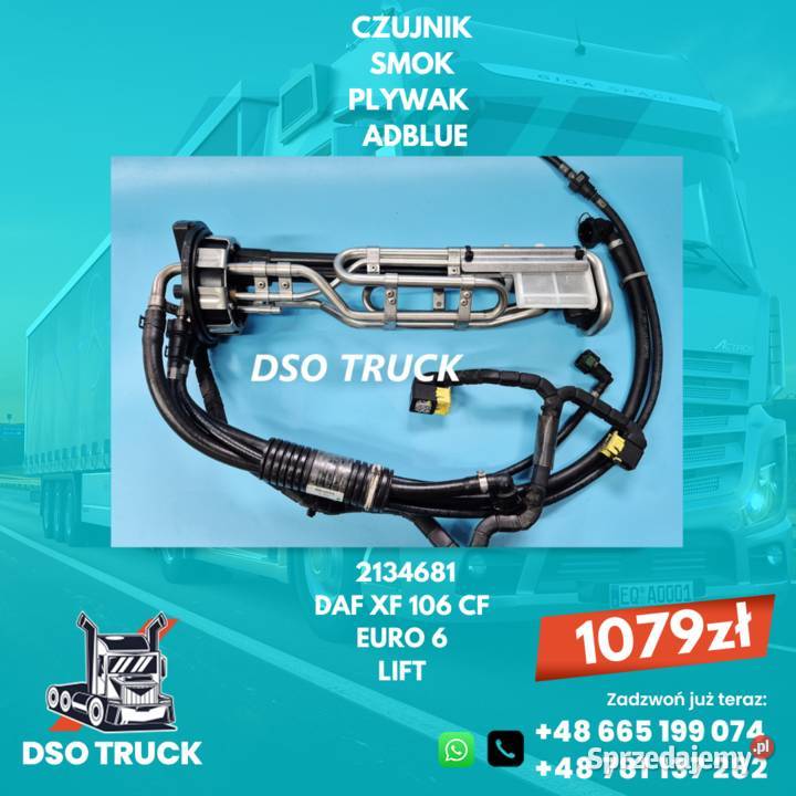 CZUJNIK SMOK PLYWAK 2134681 ADBLUE DAF XF 106 CF Zawichost