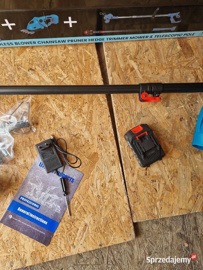 Zestaw Ogrodowy UKC 6w1 Piła Dmuchawa Sekator na Głogowa