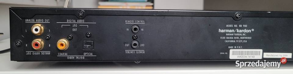 Harman Kardon HD 980 odtwarzacz cd Zalesie Golczowskie