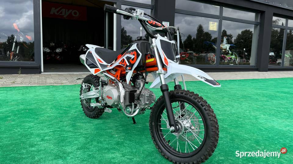Pit Bike Kayo 90 TSBIAŁOPOMARAŃCZOWY 88cm3 Budzyń