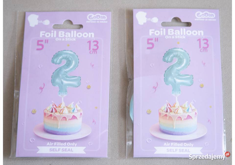 Godan Balon foliowy na patyczku 13 Cyfra 2 Gdańsk