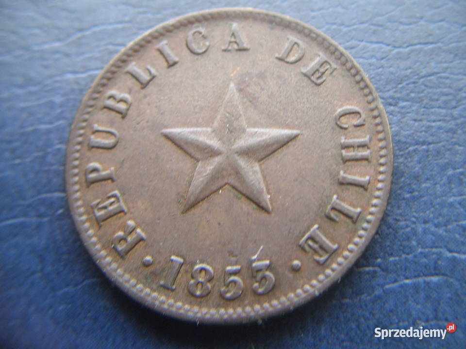 Stare monety 1 centavo 1853 Chile Lesko sprzedam