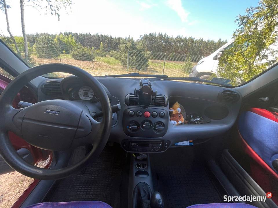 Fiat Seicento 11 58000 przebiegu wysoka wersja bordowy Seicento łódzkie Łódź
