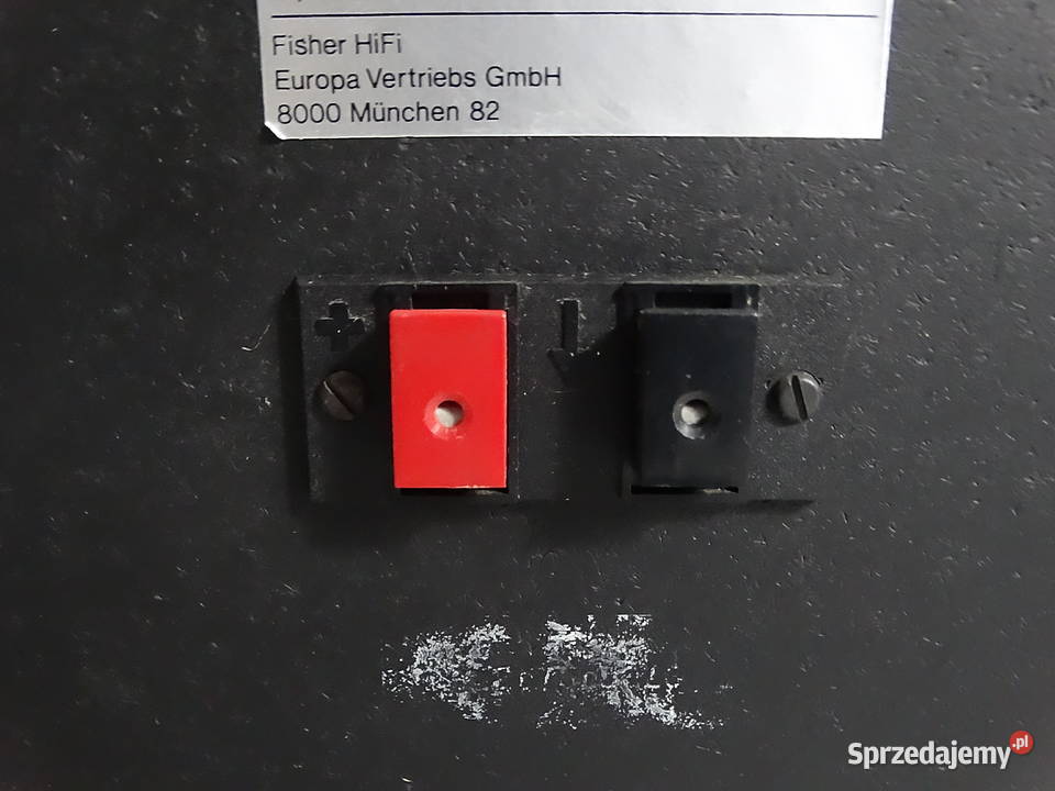 Kolumny Fisher STE171 HiFi Vintage Stan wizualny Słuchawki i głośniki