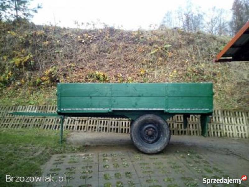Przyczepa dwukołowa dwukołówka nieuszkodzony podkarpackie Lutcza