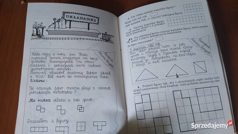 Matematyka z plusem 4 figury geometryczne zeszyt Gdańsk