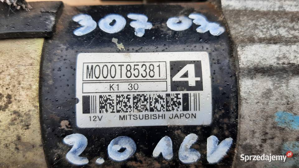 rozrusznik peugot 307 20 16V Korzeńsko sprzedam