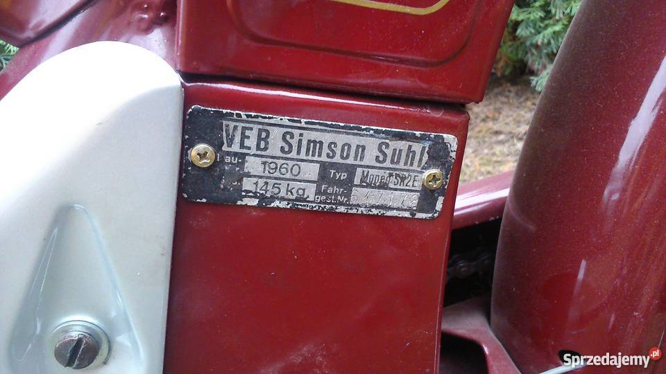 Simson sr2e Sochaczew