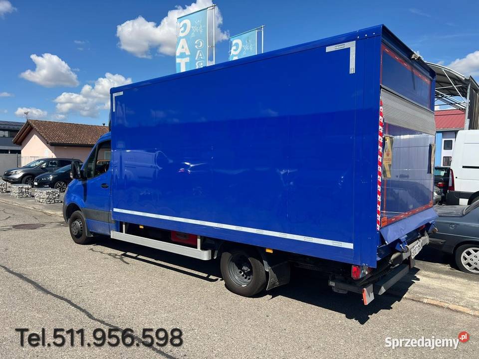 Kontener z winda eur 6 Mercedes Sprinter do sprowadzenia Warszawa