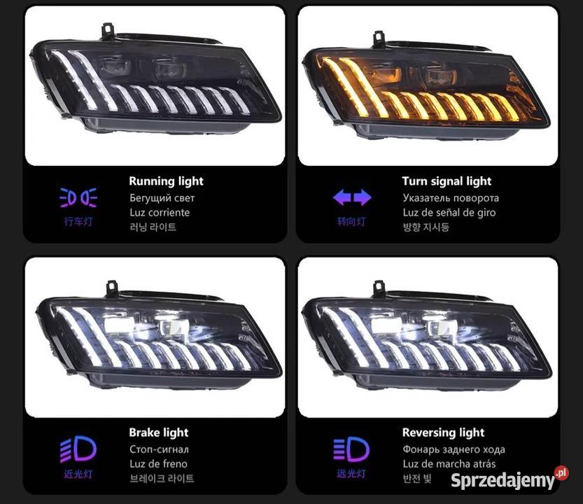 NOWE lampy przednie lampa przód Audi Q5 2008 osobowe Bełchatów