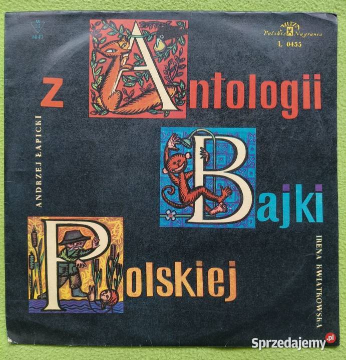 płyta winyl audiobook prosto z lat 60 PRL Pronit 1 płyta