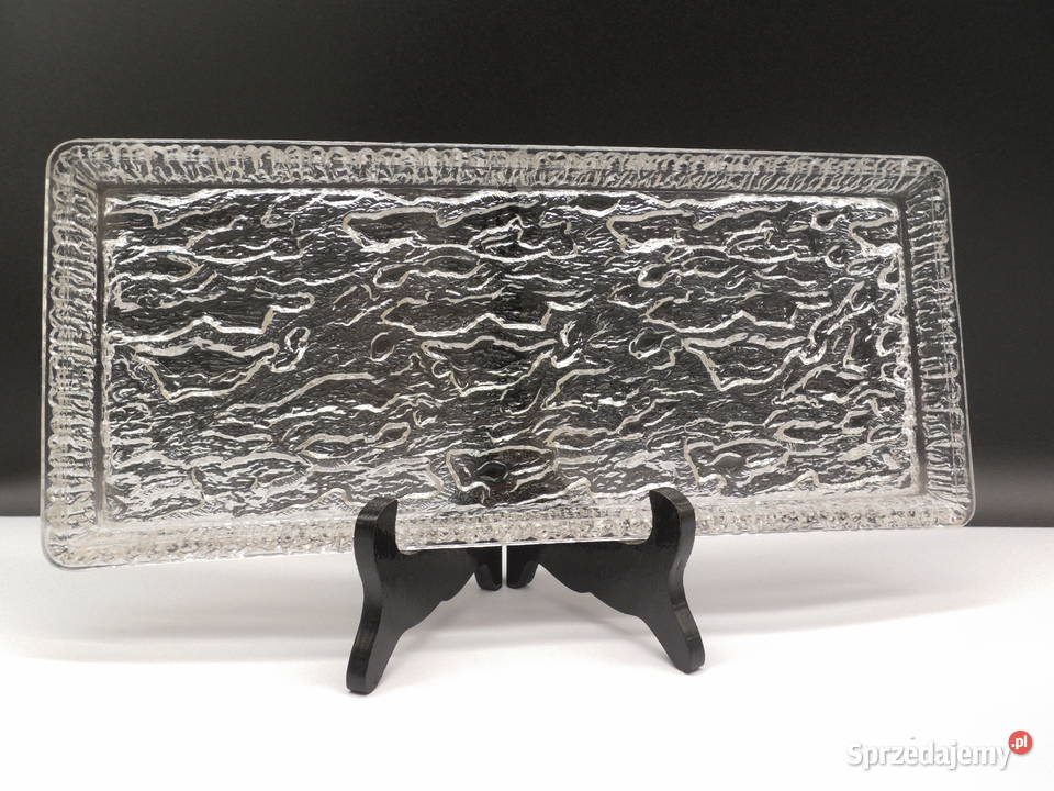 Patera Szklana prostokątna LÓD KORA Raszków sprzedam