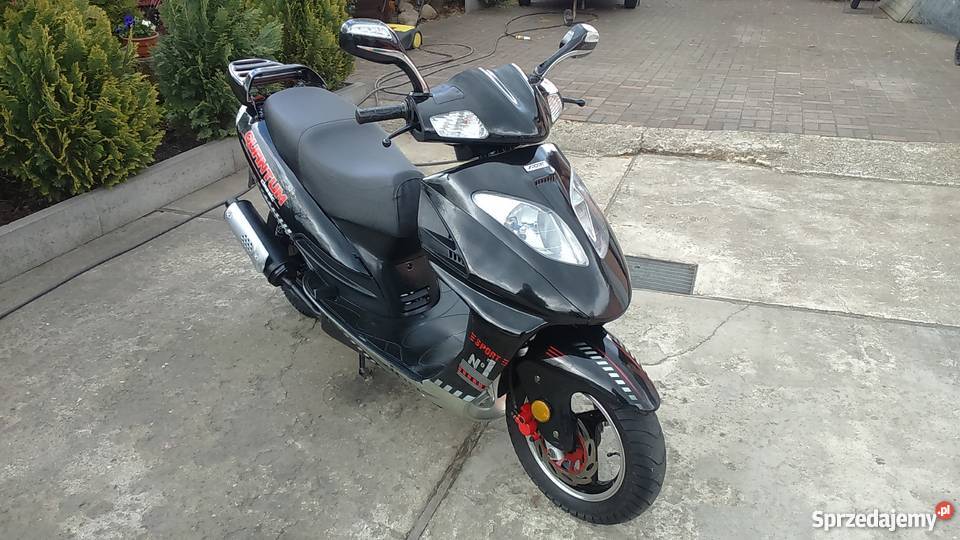 Skuter ZIPP Quantum2011r odblokowany 75h LED elektryczny starter Szamocin