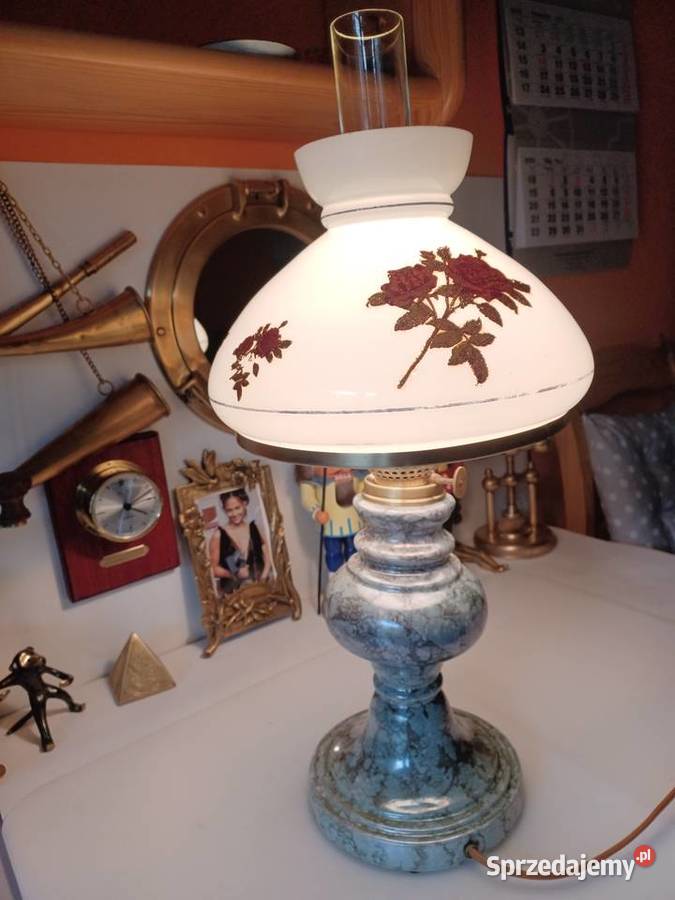 Piękna lampa stołowa z czasów PRL Kolekcja Poznań