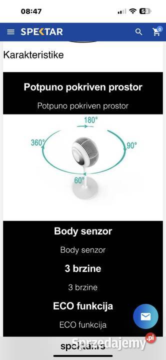 Wentylator wolnostojący SMART AIR 360 L AGD