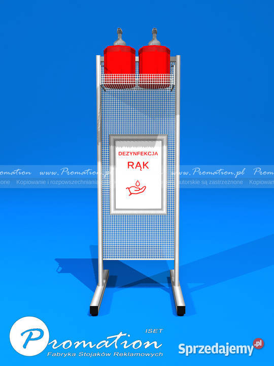 Stojak stolik stand na środki do dezynfekcji rąk Warszawa