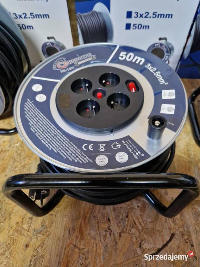 Przedłużacz bębnowy ogrodowy Rangers 50 m 4 wielkopolskie sprzedam