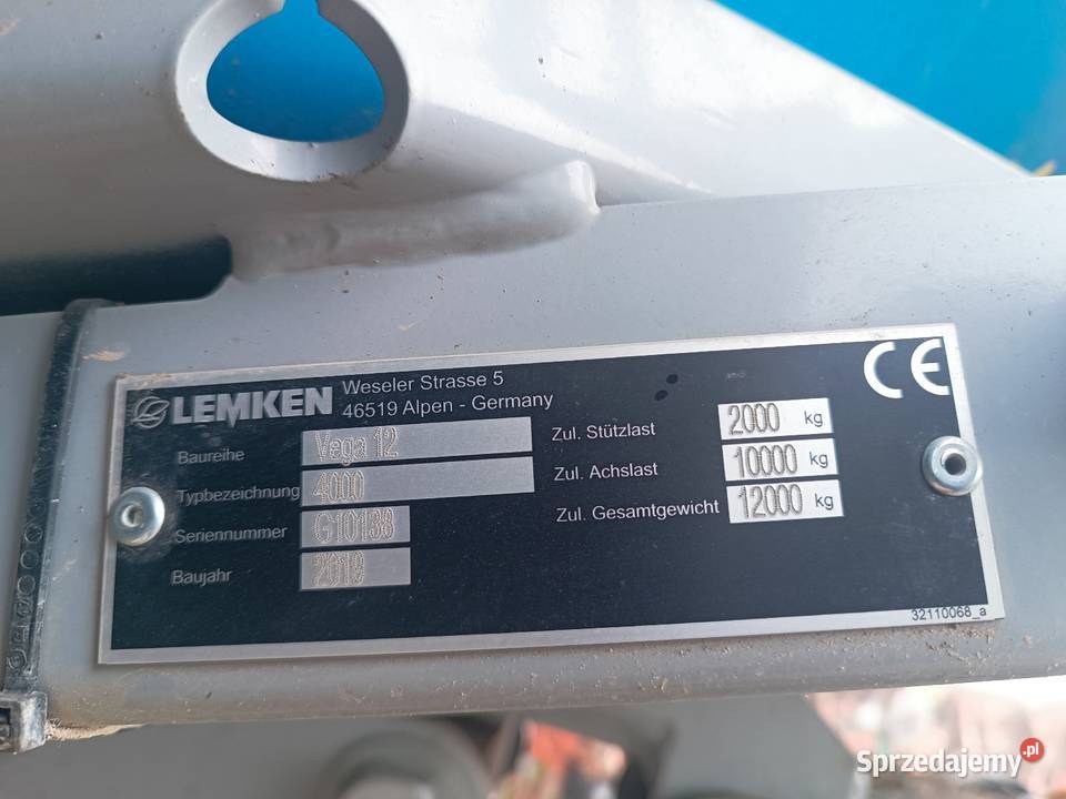 Sprzedam opryskiwacz Lemken Vega 124000 2019 sprzedam