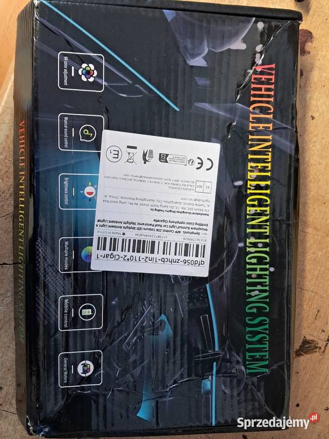 nowe ambientowe oświetlenie do samochodu Diody i neony