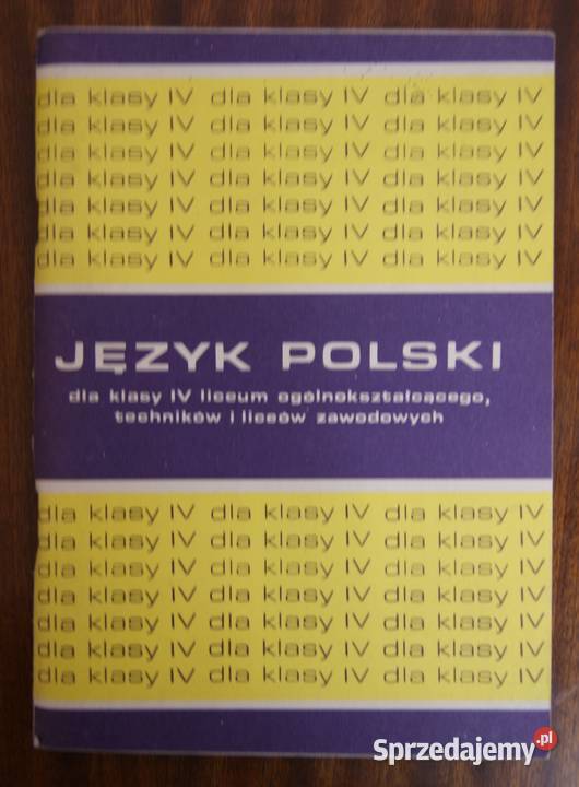 Danuta Buttler Język polski IV klasy LO