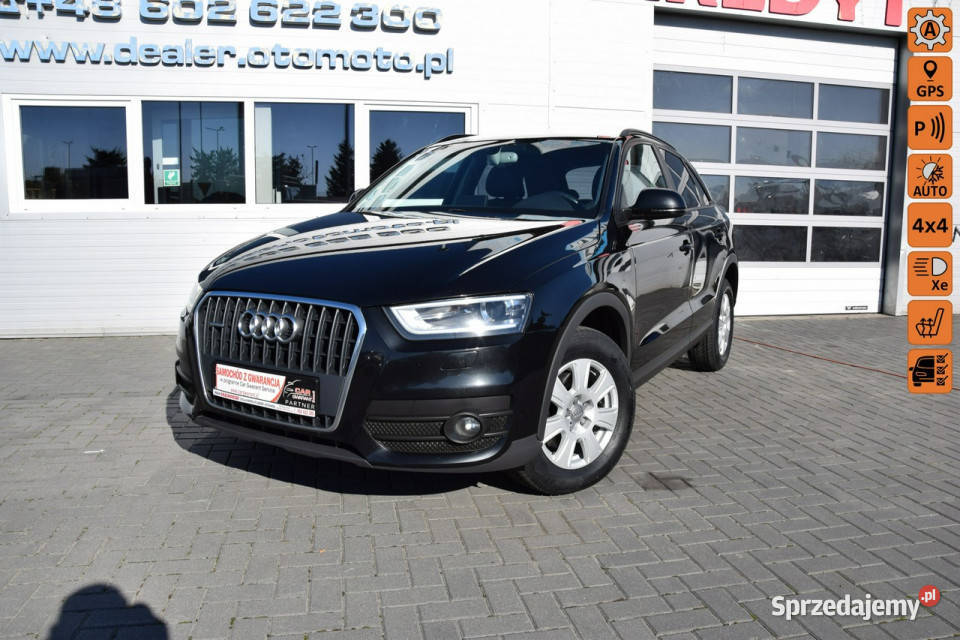 Audi Q3 2.0 TDI Quattro Automat S-Tronic Bi-Xenon LED Navi Skóra NOWE OPON…