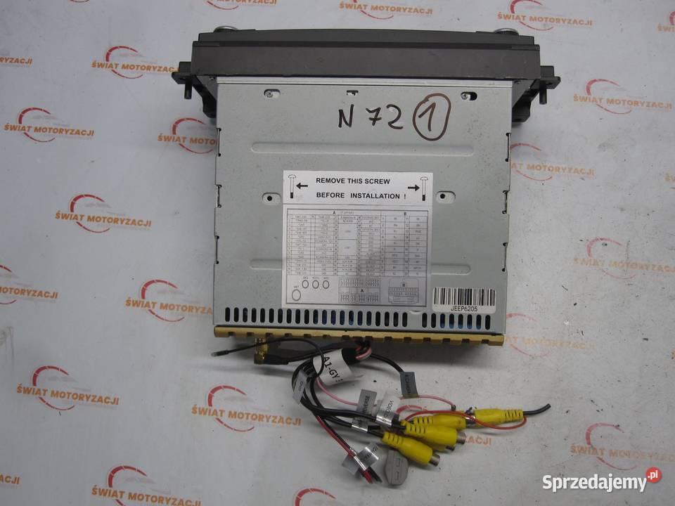 JEEP PATRIOT 10r radio CD wyświetlacz JEEP6205 świętokrzyskie Kielce