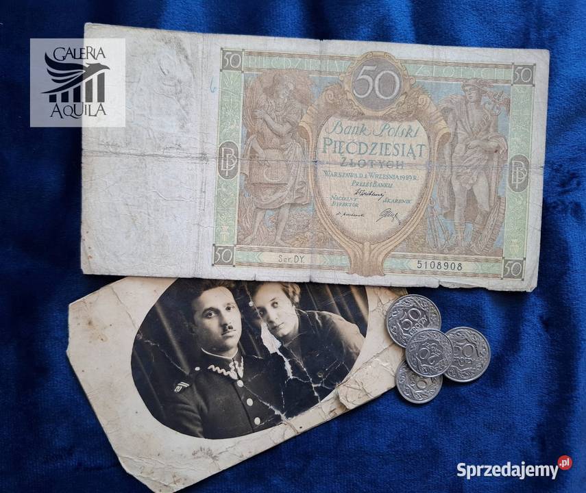 Kapsuła czasu II RP monety banknot zdjęcie Wejherowo