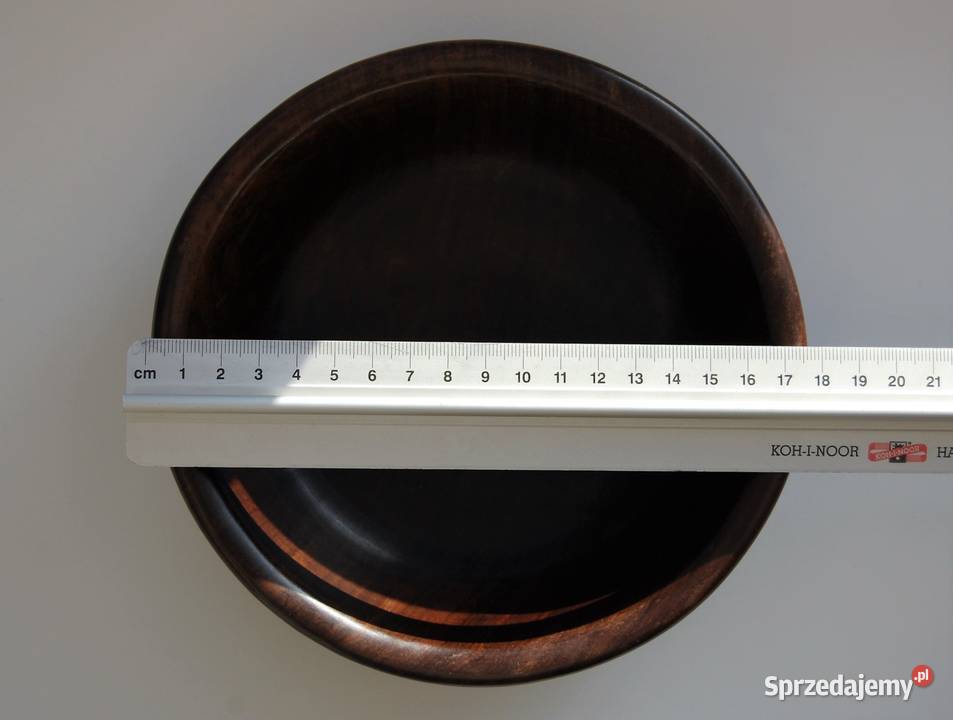 Afrykańska misa miska rzeźbiona drewno heban Lublin