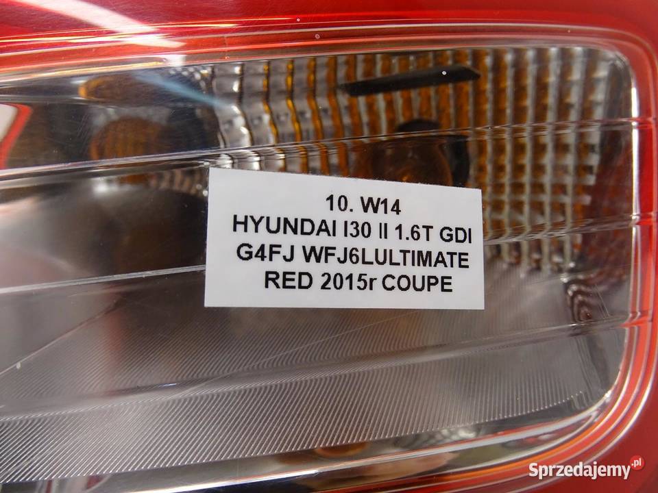 LAMPA PRAWY TYŁ PRAWA TYLNA 92402A50 HYUNDAI I30 małopolskie