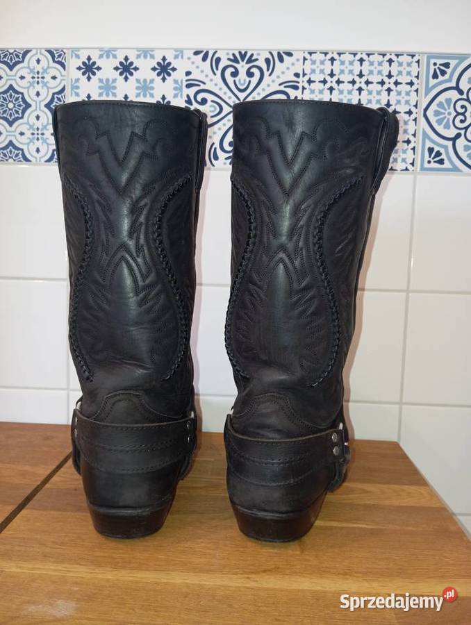 Sancho 5859 negro cowboy boots kowbojki