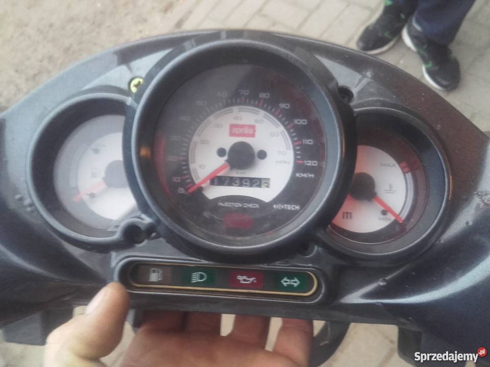 licznik z plastikiem aprilia sr