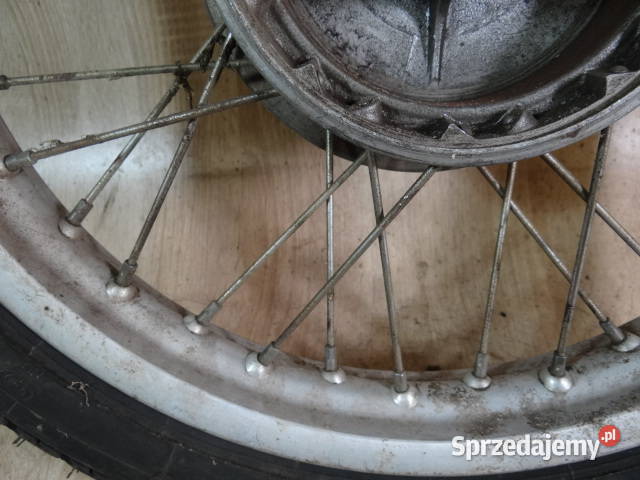 koło 18 felga alu MZ tył es ts 150 125 org DDR lubuskie Żary