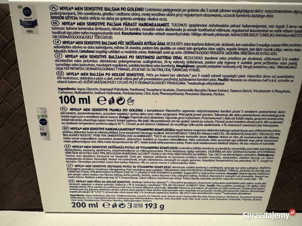 Nivea Men Sensitive Elegenca zestaw z Kosmetyki wielkopolskie Poznań