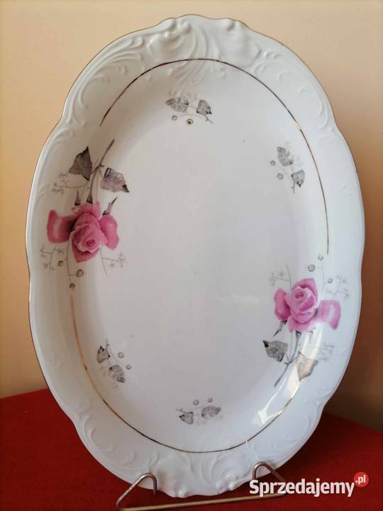 Ogromny Półmisek Dwie Róże Wawel PRL Antyki, Sztuka, Kolekcje Wałbrzych