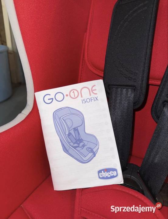 chicco go one isofix fotelik samochodowy 918 czerwony Reda