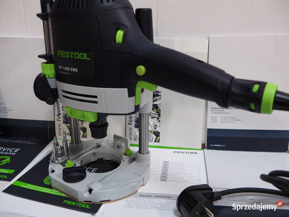 FESTOOL OF 1400 EBQ frezarka tulejka 12mm bez mazowieckie Bobrowiec