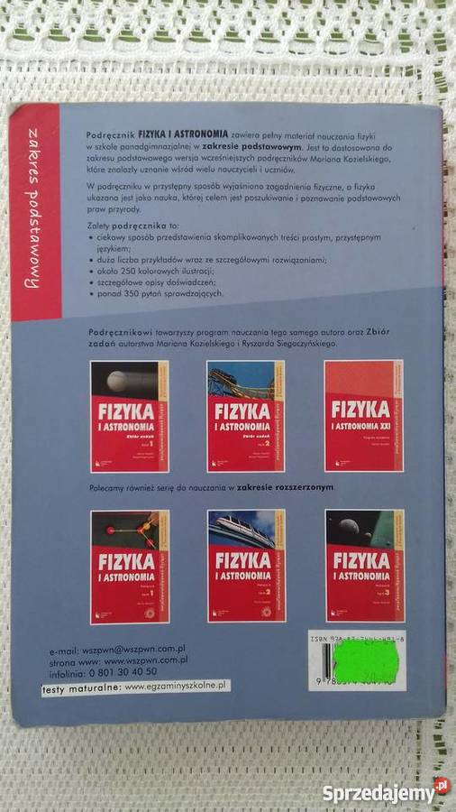 Fizyka i astronomia podręcznik Podręczniki Małkinia Górna