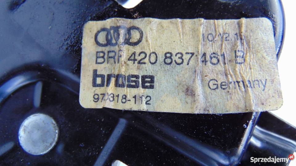 MECHANIZM PODNOŚNIK SZYB DRZWI LEWYCH AUDI R8 osobowe Części samochodowe Nowy Tomyśl