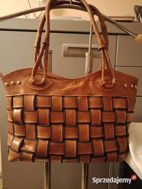 Torba skórzana 26cm łódzkie Łódź sprzedam