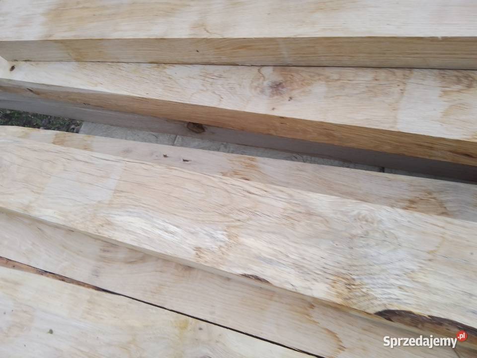 Dębowe deski heblowane