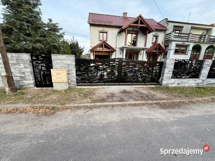 Ogrodzenie panelowe zwierzęta wilkibramy