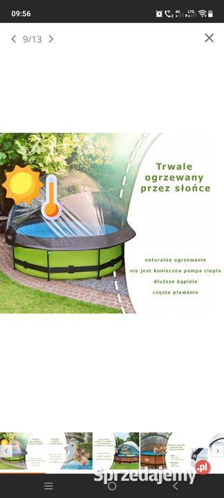 Dach basenowy Żagiel Exit Kutno