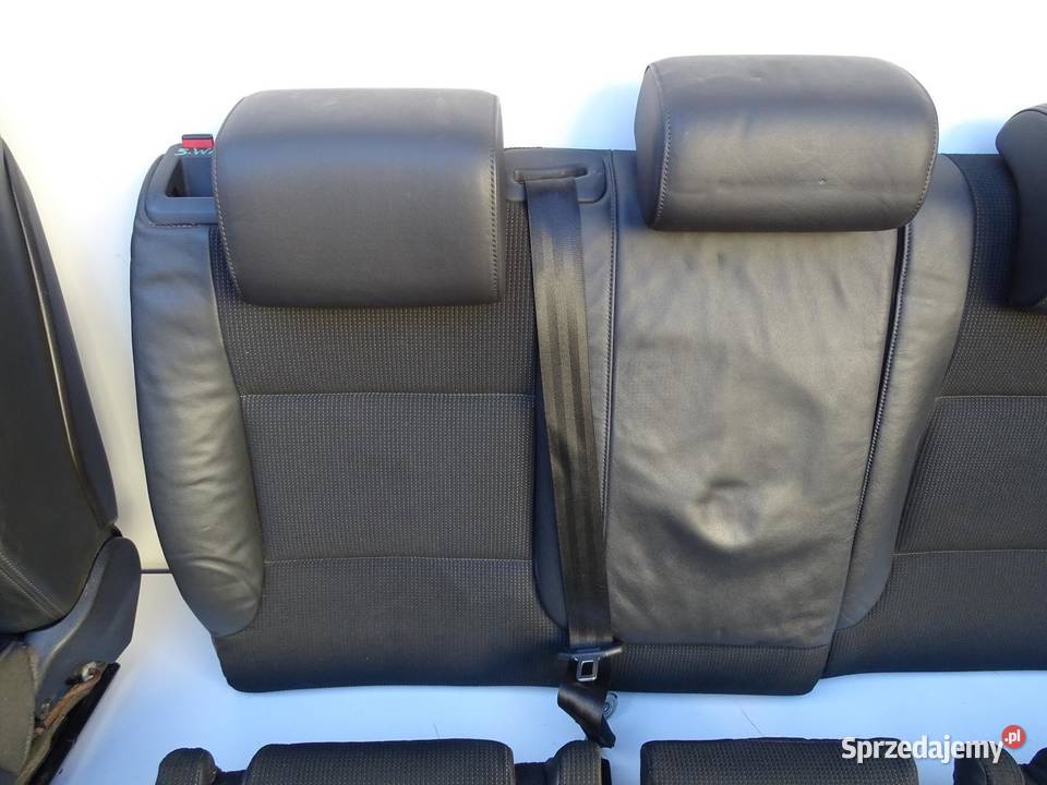 FOTELE FOTEL KANAPA PÓŁSKÓRA KOMPLET SLINE AUDI