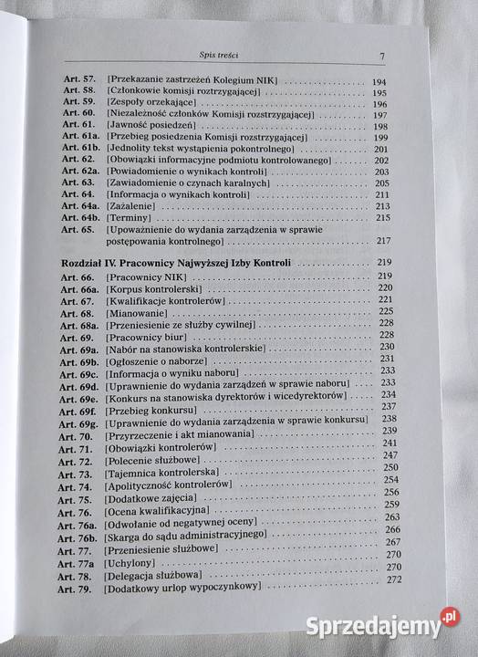 Najwyższa Izba Kontroli komentarz do ustawy o