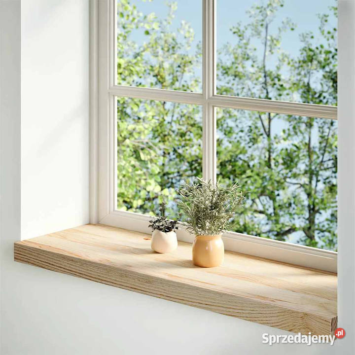Parapety 2 surowe 70x25x2 lite drewno dębowe Warszawa