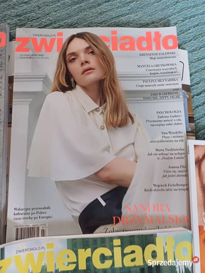 Zestaw czasopism modowy Zwierciadło i Glamour Plotki, moda, uroda Kraków