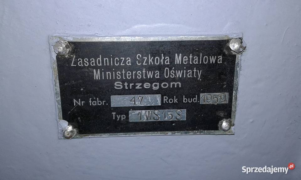 Wiertarka stołowa 1WS15S Kłomnice sprzedam